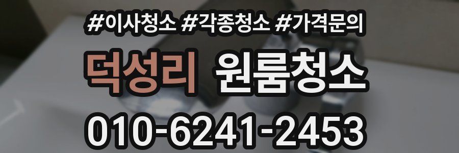 덕성리 이사청소