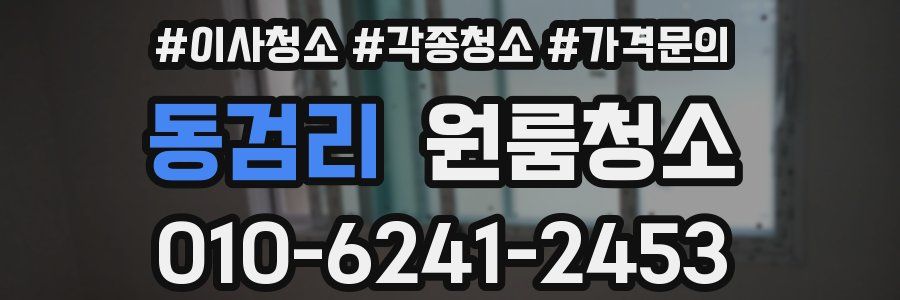 동검리 이사청소