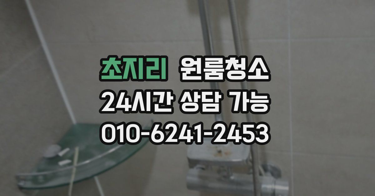 초지리 입주청소