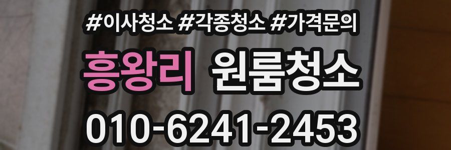 흥왕리 이사청소