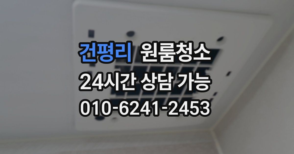 건평리 입주청소