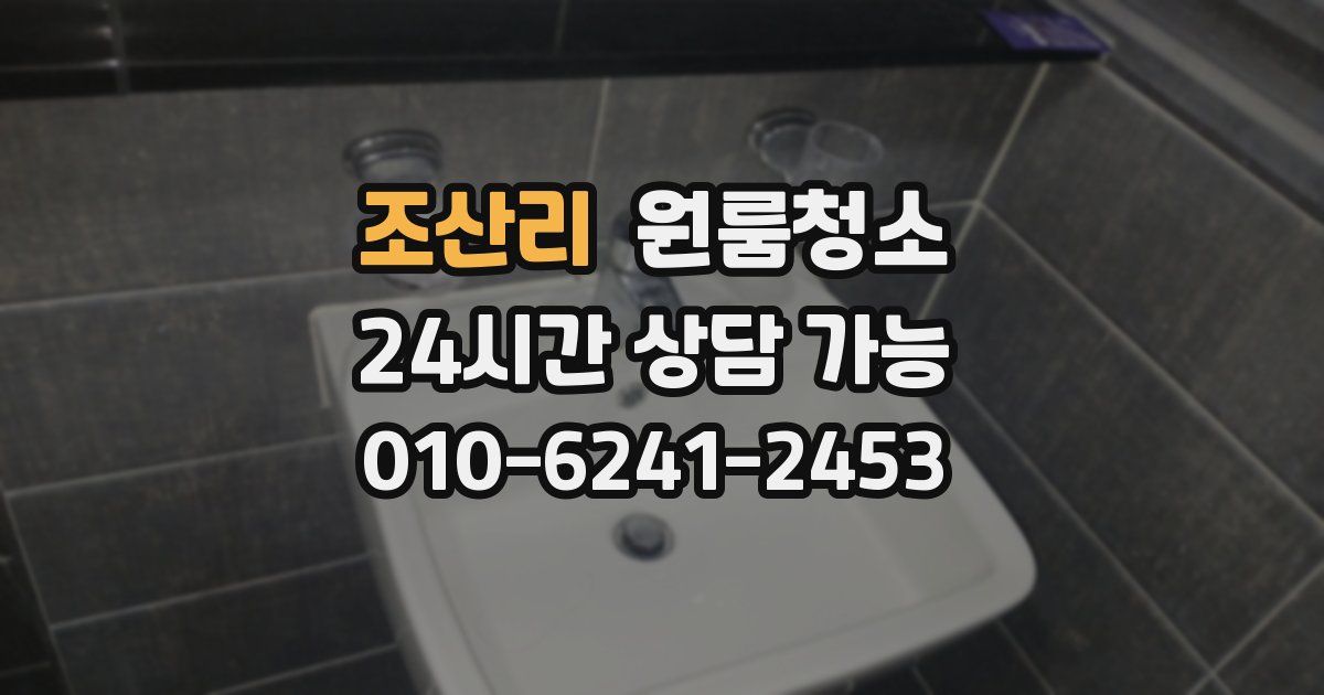 조산리 입주청소