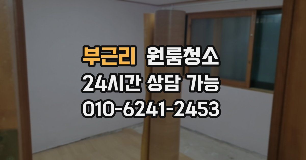 부근리 입주청소