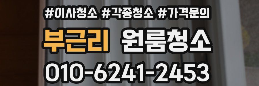 부근리 이사청소