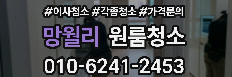 망월리 이사청소