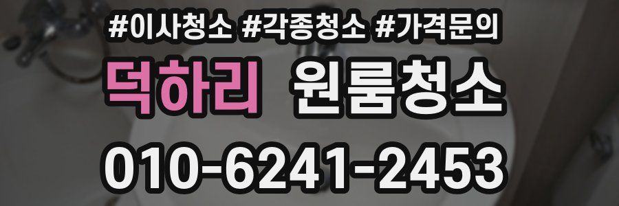 덕하리 이사청소