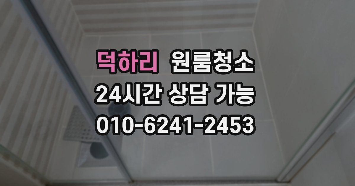 덕하리 입주청소