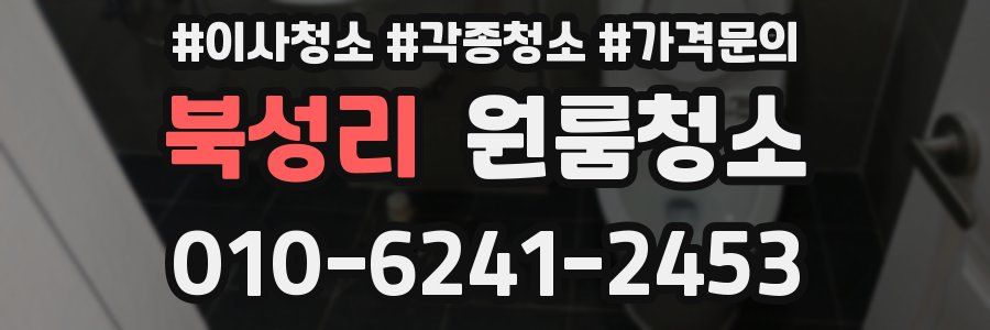 북성리 이사청소