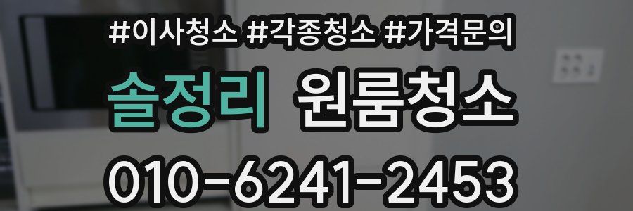 솔정리 이사청소