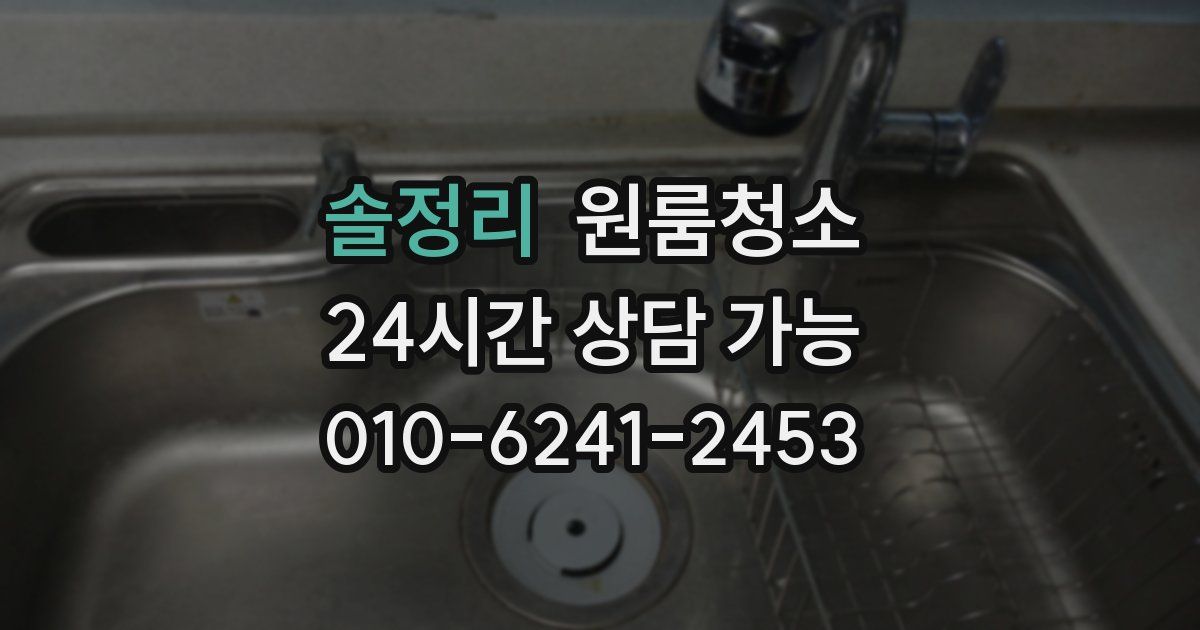 솔정리 입주청소