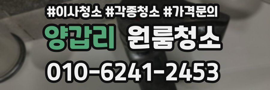 양갑리 이사청소