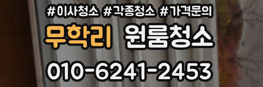 무학리 이사청소