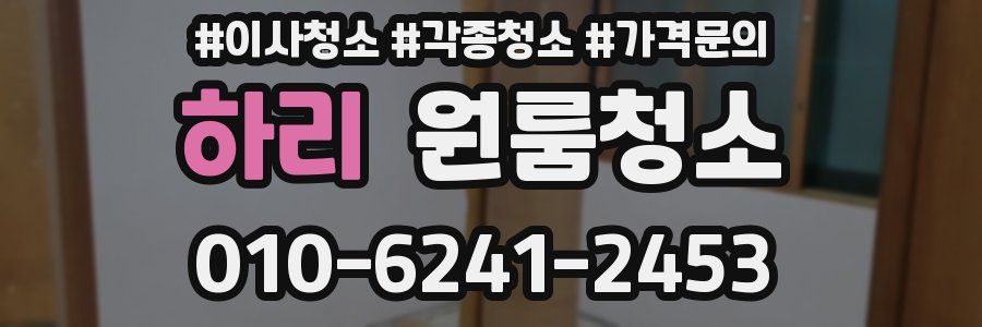 하리 이사청소