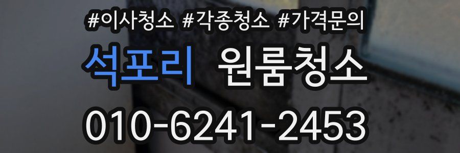 석포리 이사청소