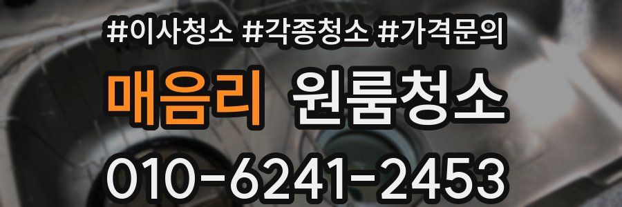 매음리 이사청소