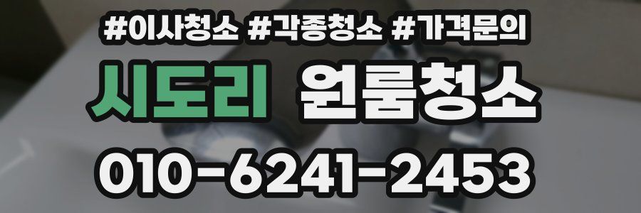 시도리 이사청소