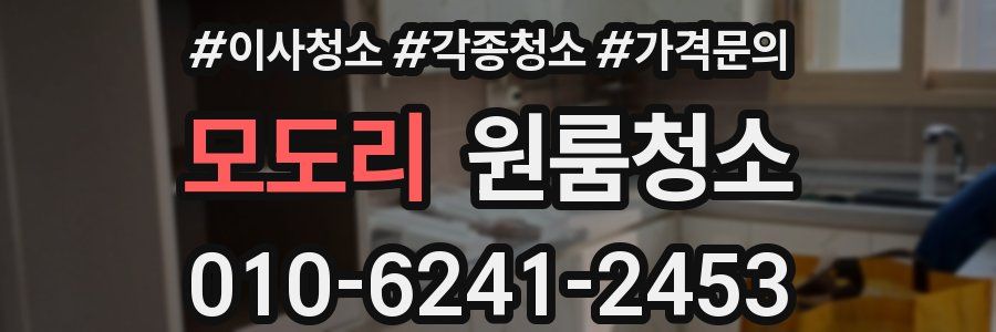 모도리 이사청소