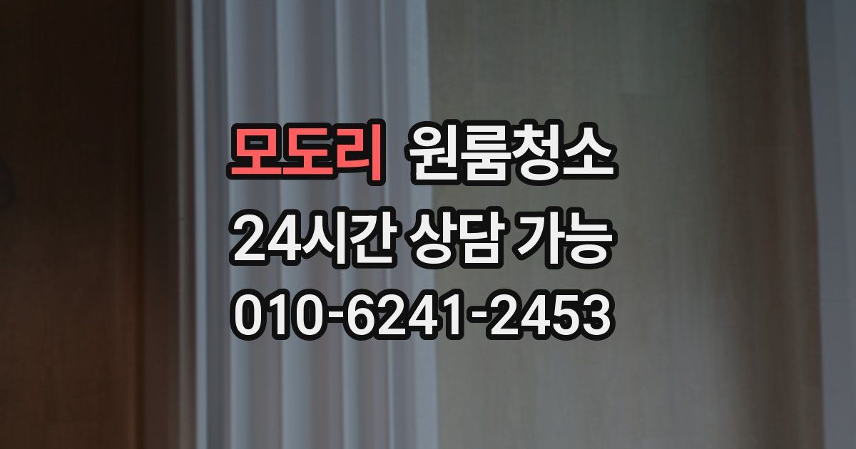 모도리 입주청소