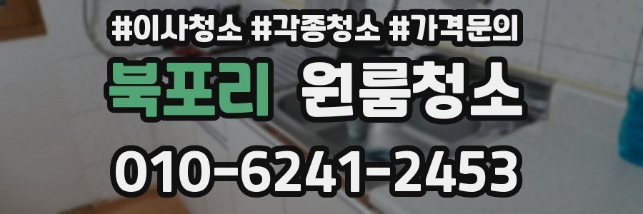 북포리 이사청소