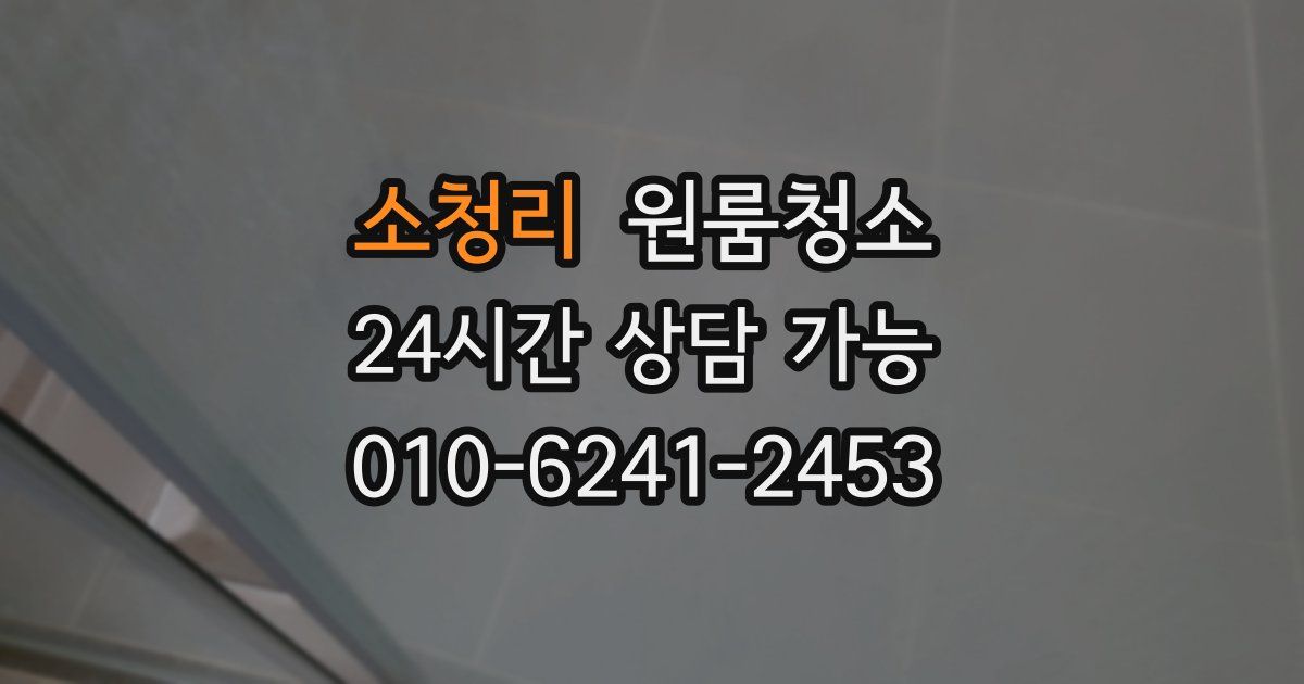 소청리 입주청소