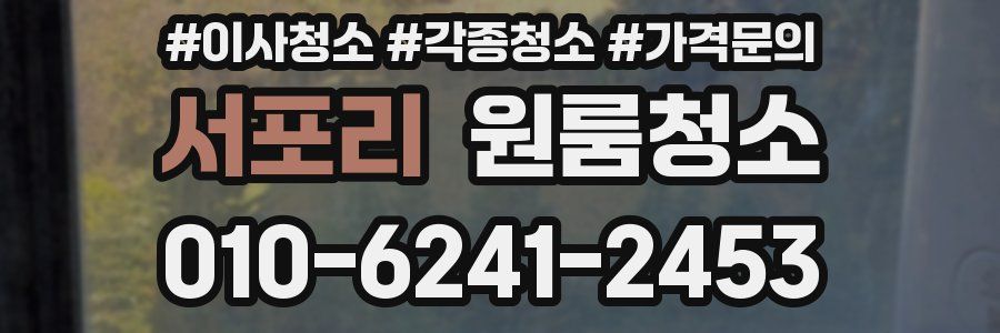 서포리 이사청소