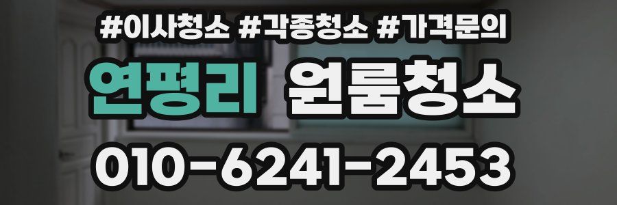 연평리 이사청소