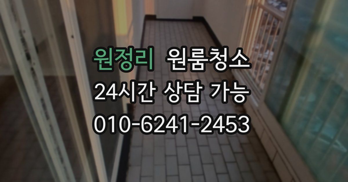 원정리 입주청소