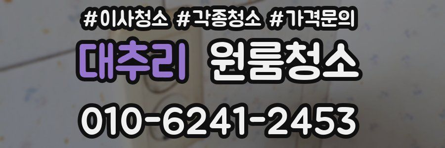 대추리 이사청소