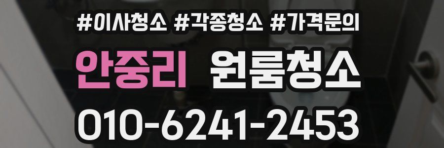 안중리 이사청소