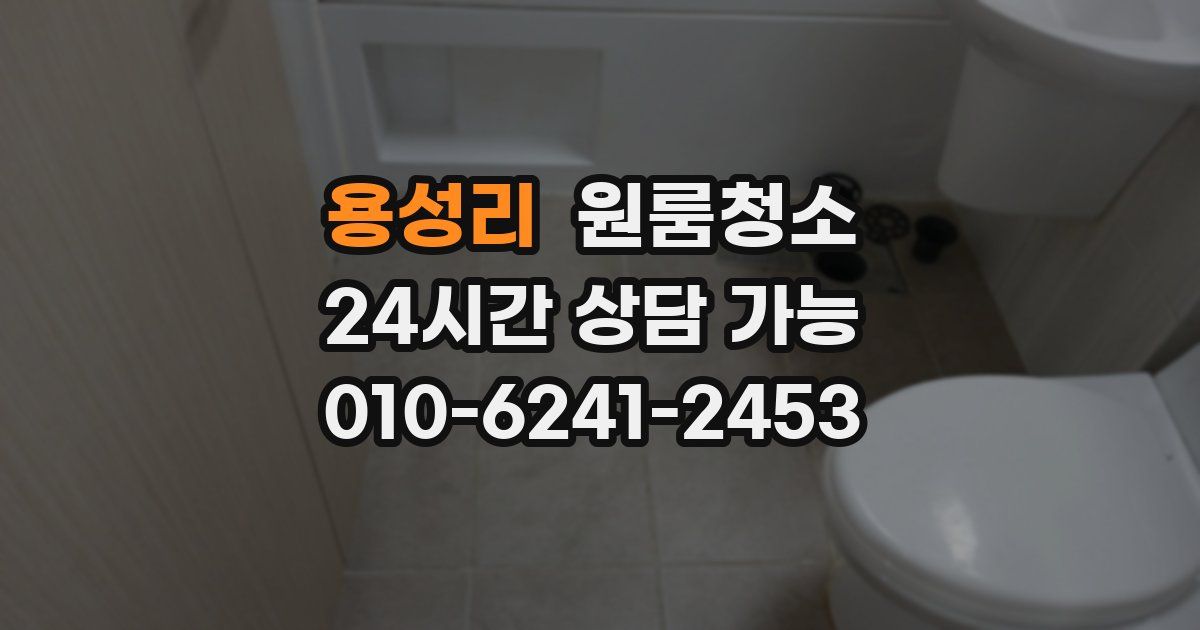 용성리 입주청소