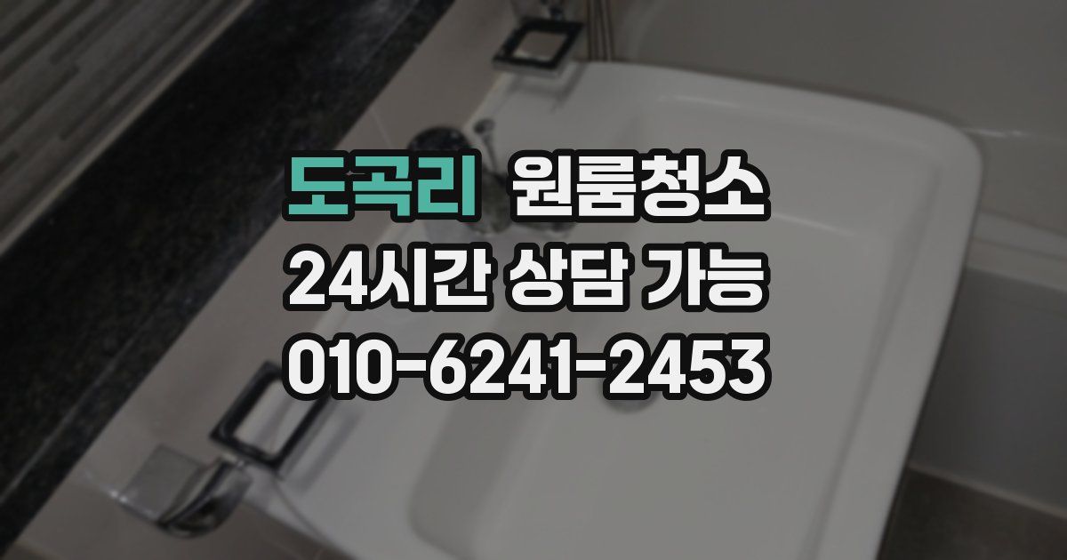 도곡리 입주청소