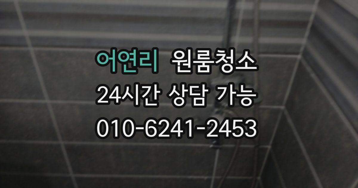 어연리 입주청소