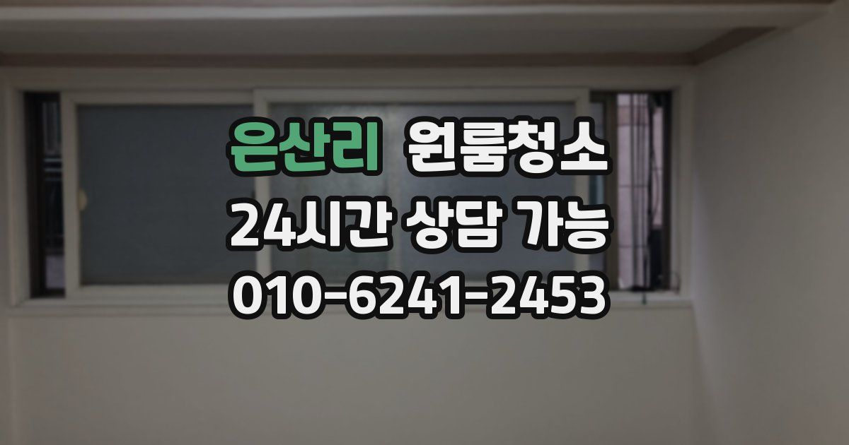 은산리 입주청소