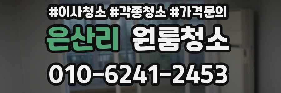 은산리 이사청소