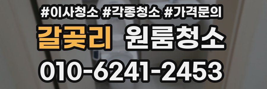 갈곶리 이사청소