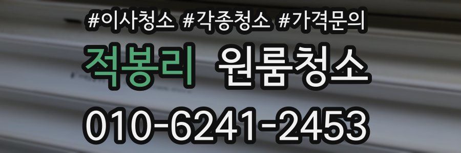 적봉리 이사청소