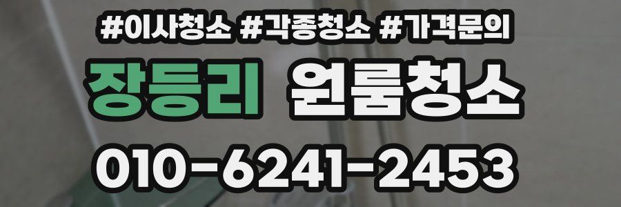 장등리 이사청소