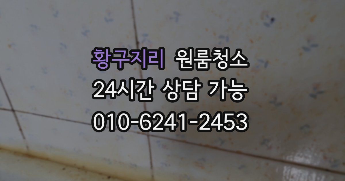 황구지리 입주청소