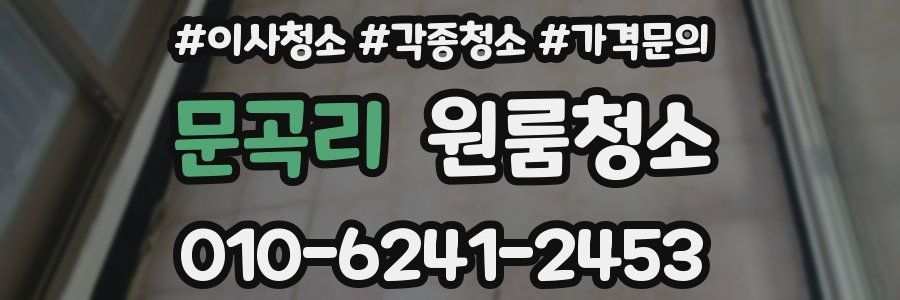 문곡리 이사청소