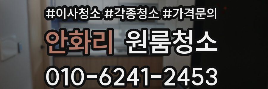 안화리 이사청소