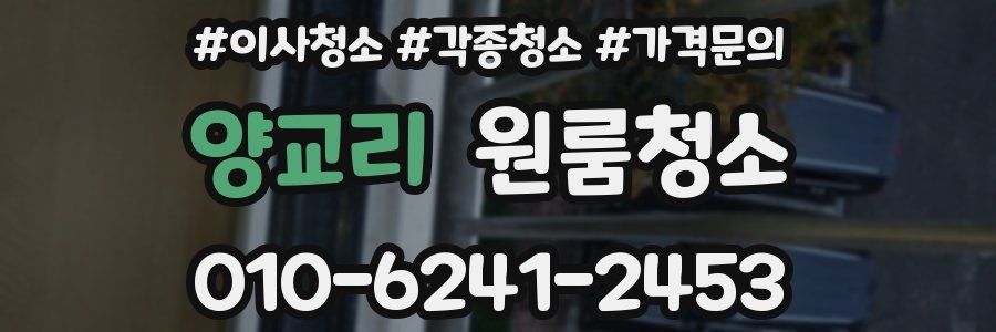 양교리 이사청소