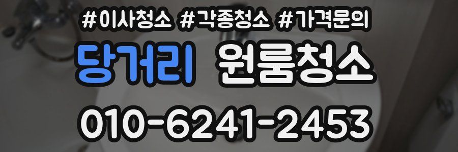 당거리 이사청소