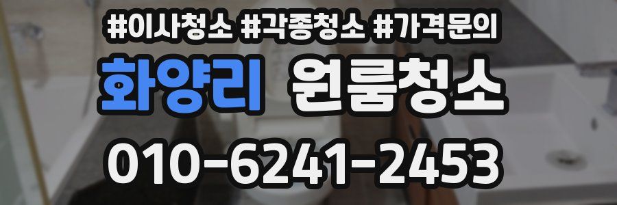 화양리 이사청소