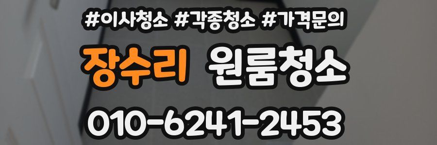 장수리 이사청소