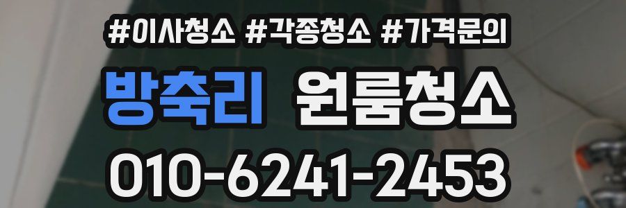 방축리 이사청소