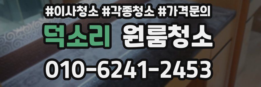 덕소리 이사청소