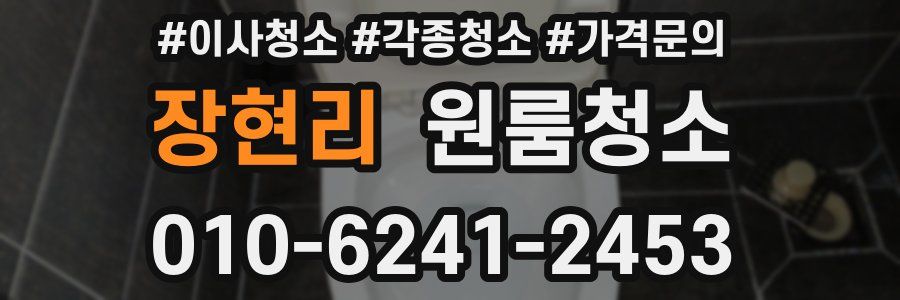 장현리 이사청소