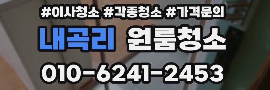 내곡리 이사청소