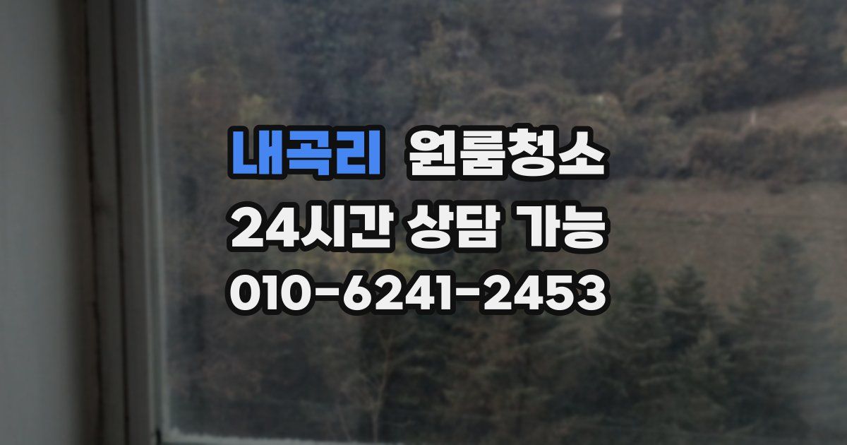 내곡리 입주청소