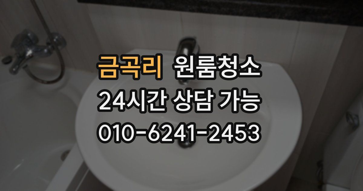 금곡리 입주청소